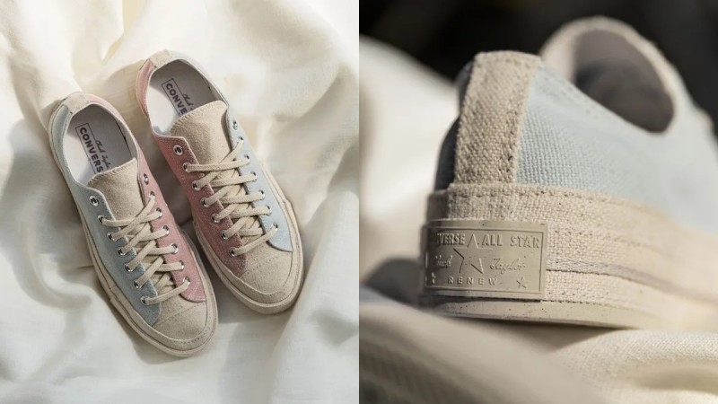 Converse再推2雙粉嫩鞋款！Tri Panel Renew系列將Chuck 70換上柔霧粉
