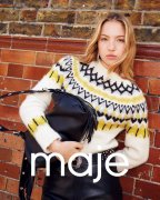 Maje 2023秋冬系列品牌大使 Lila Moss演繹廣告大片